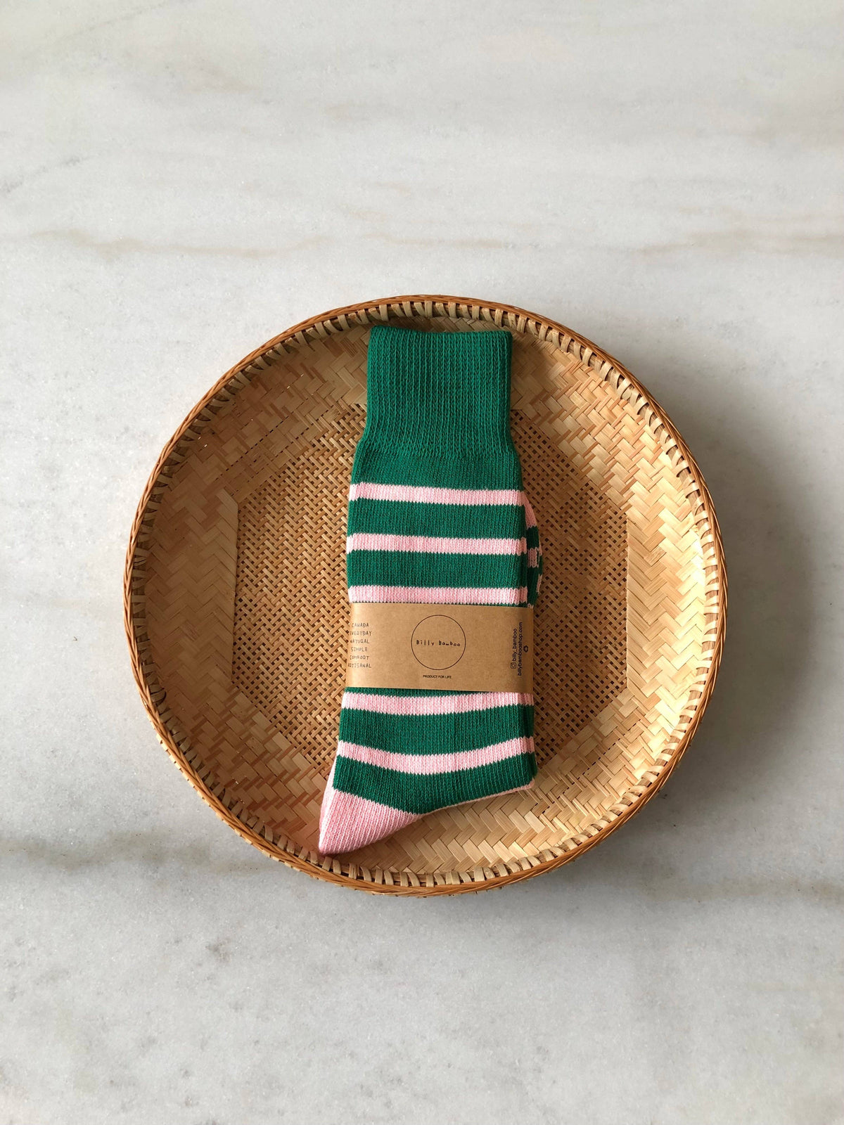 Chaussettes Rayees MAKINO POP STRIPE HIGH SOCKS - Billy Bamboo -