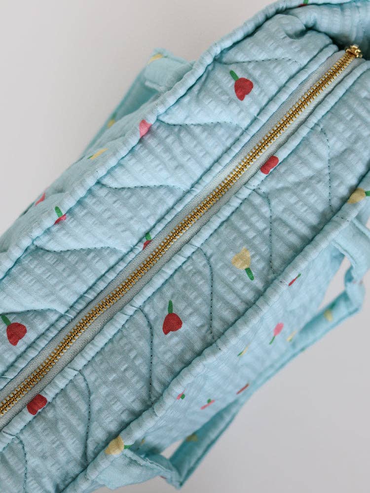 Sac Matelassé "Forget Me Not" Quilted Bag - Mosey Me