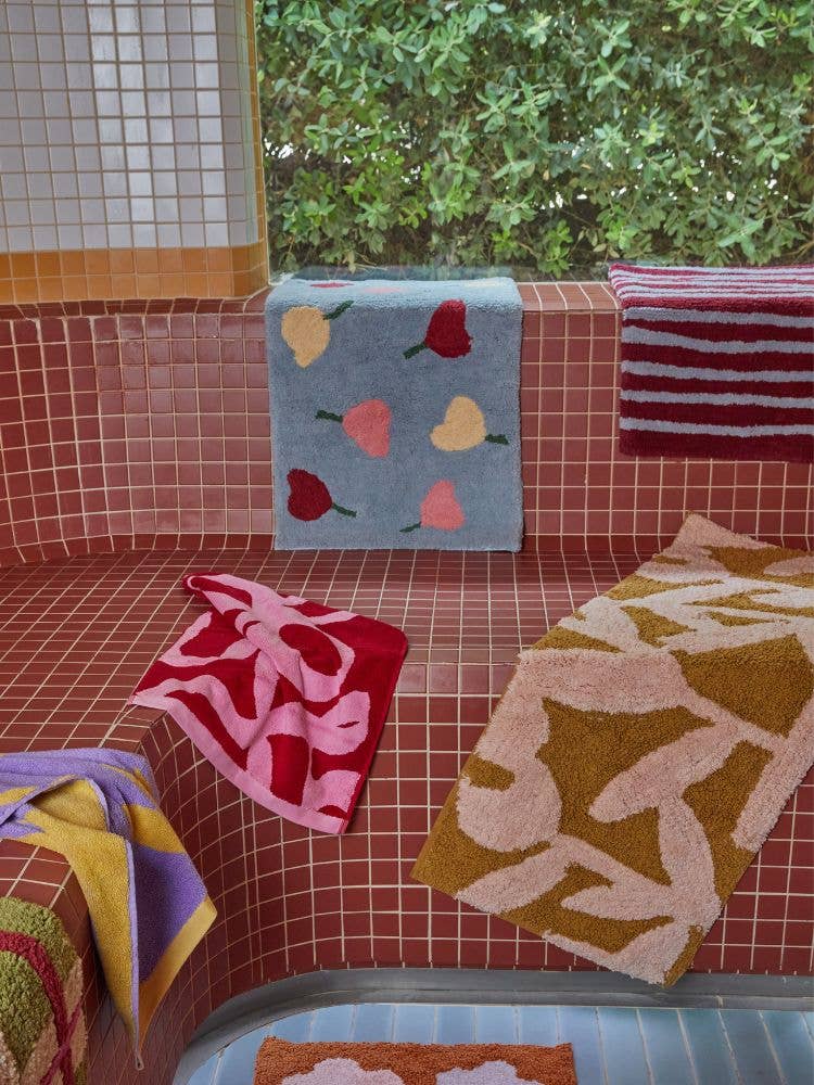 Tapis de bain "Forget Me Not" Bath Mat - Mosey Me