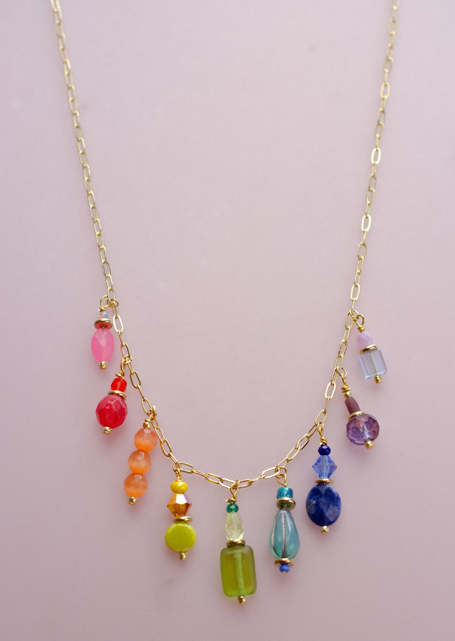 Collier a breloques Rainbow Charm - Jill Makes