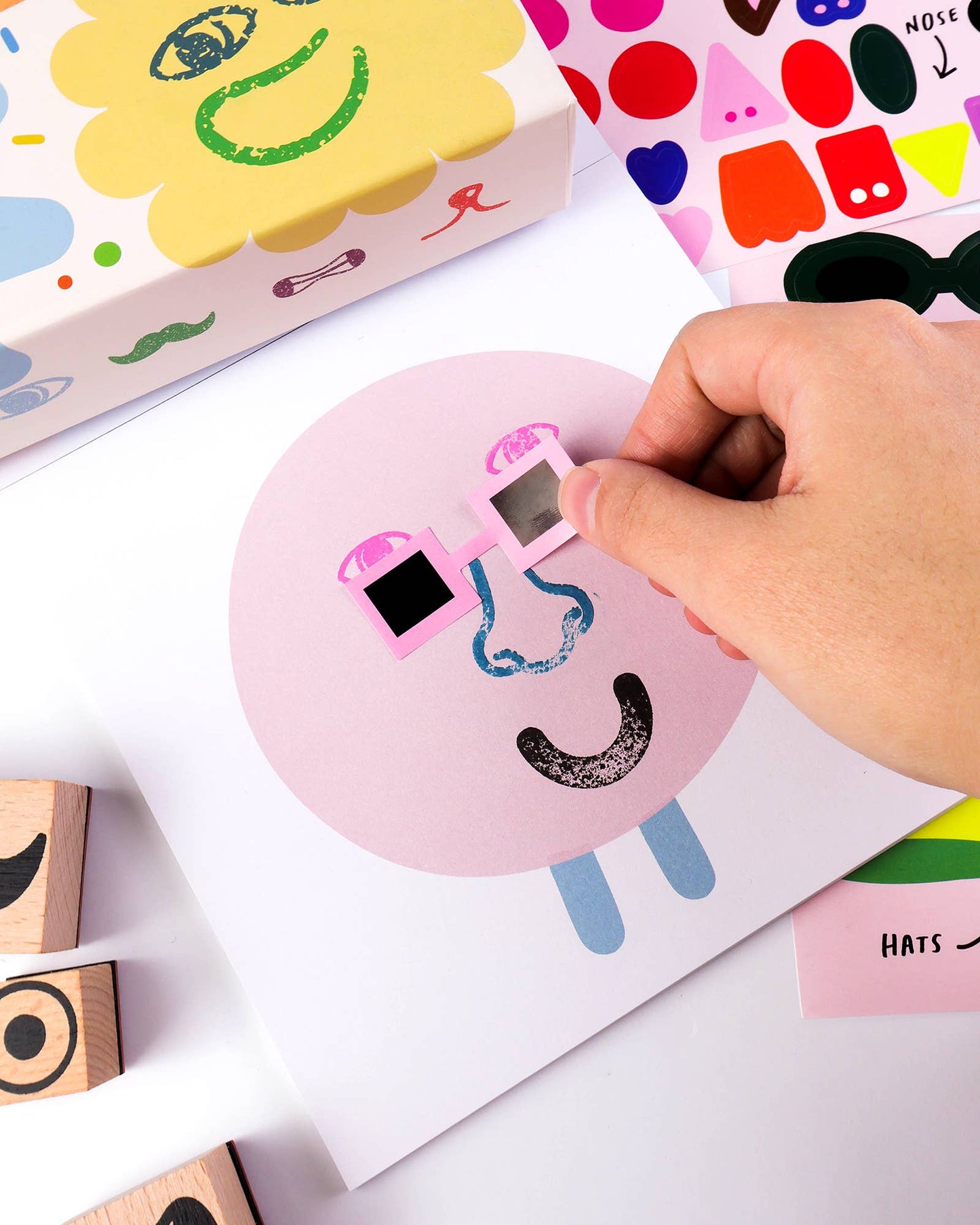 Etampes Cool Faces Stamp Kit -  Journey of Something