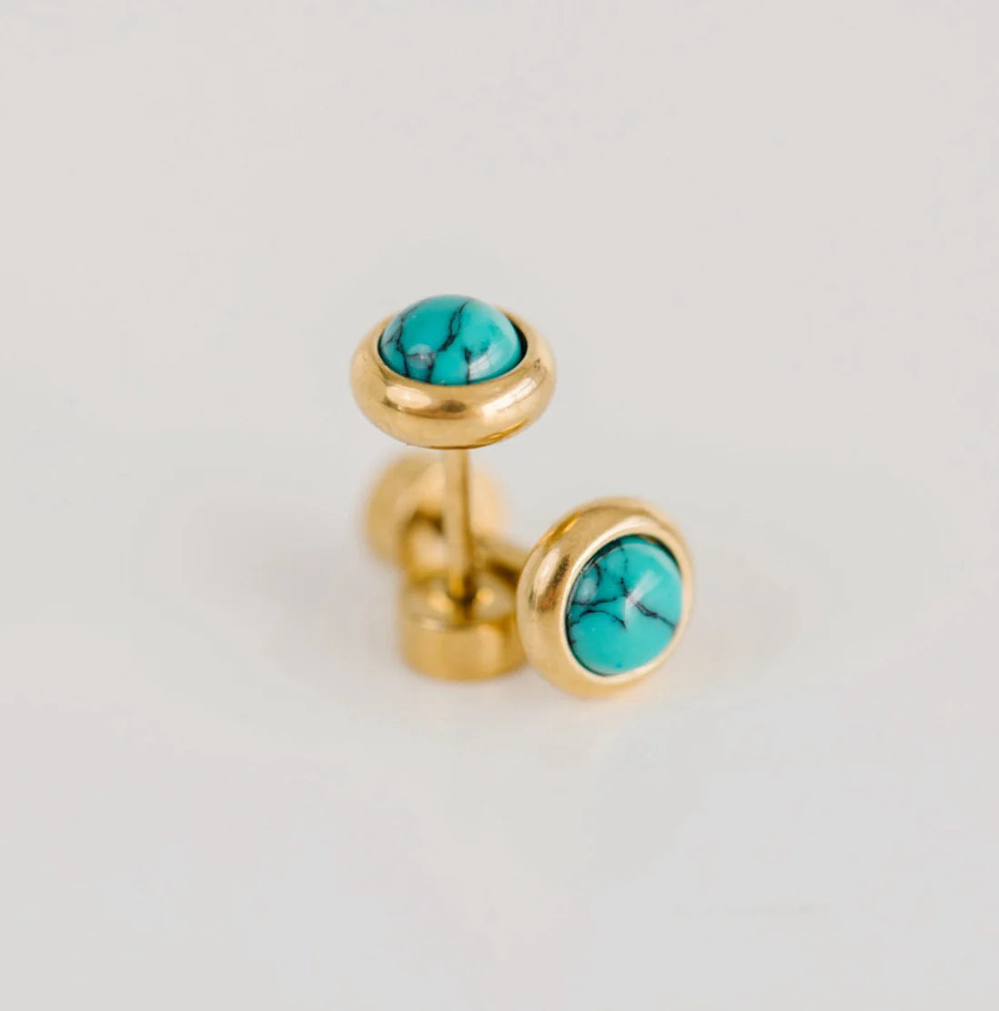 Boucles turquoise - Pierced Co