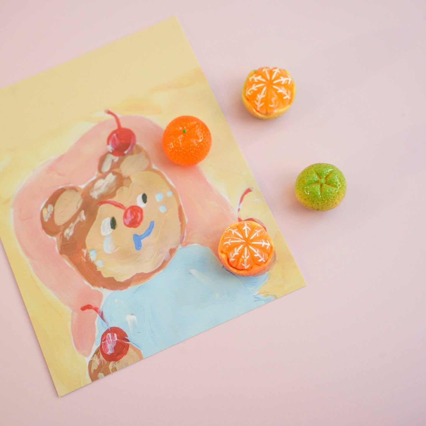 Ensemble de 4 aimants CITRUS magnet set - Mini Story Co