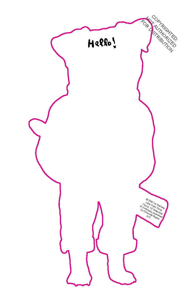 12 Cartes de souhaits  Fancy Fauna - Nathalie Lete