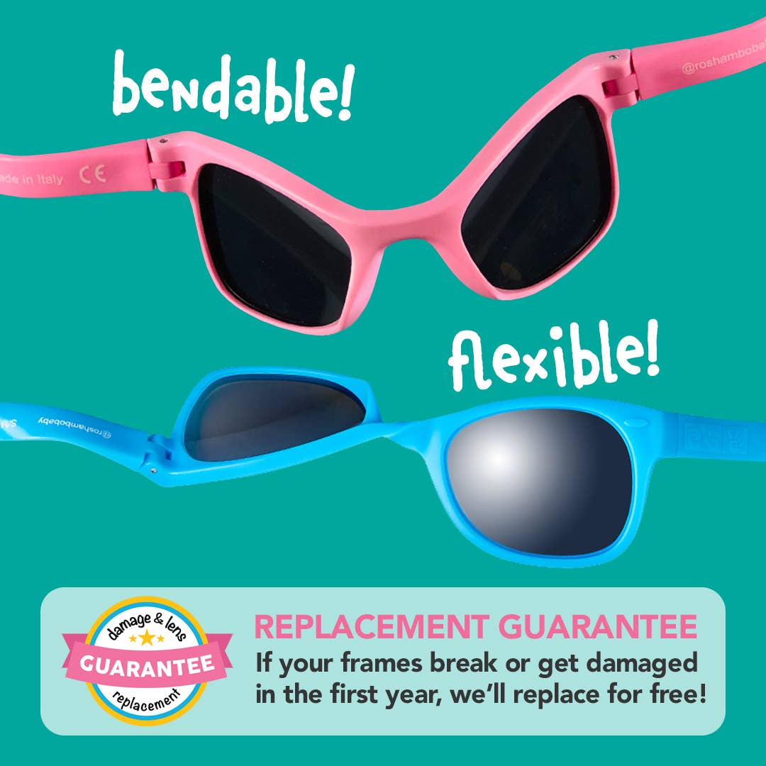 Lunettes de soleil enfants en Coeur Lilas - Lilac Heart Sunglasses - Roshambo