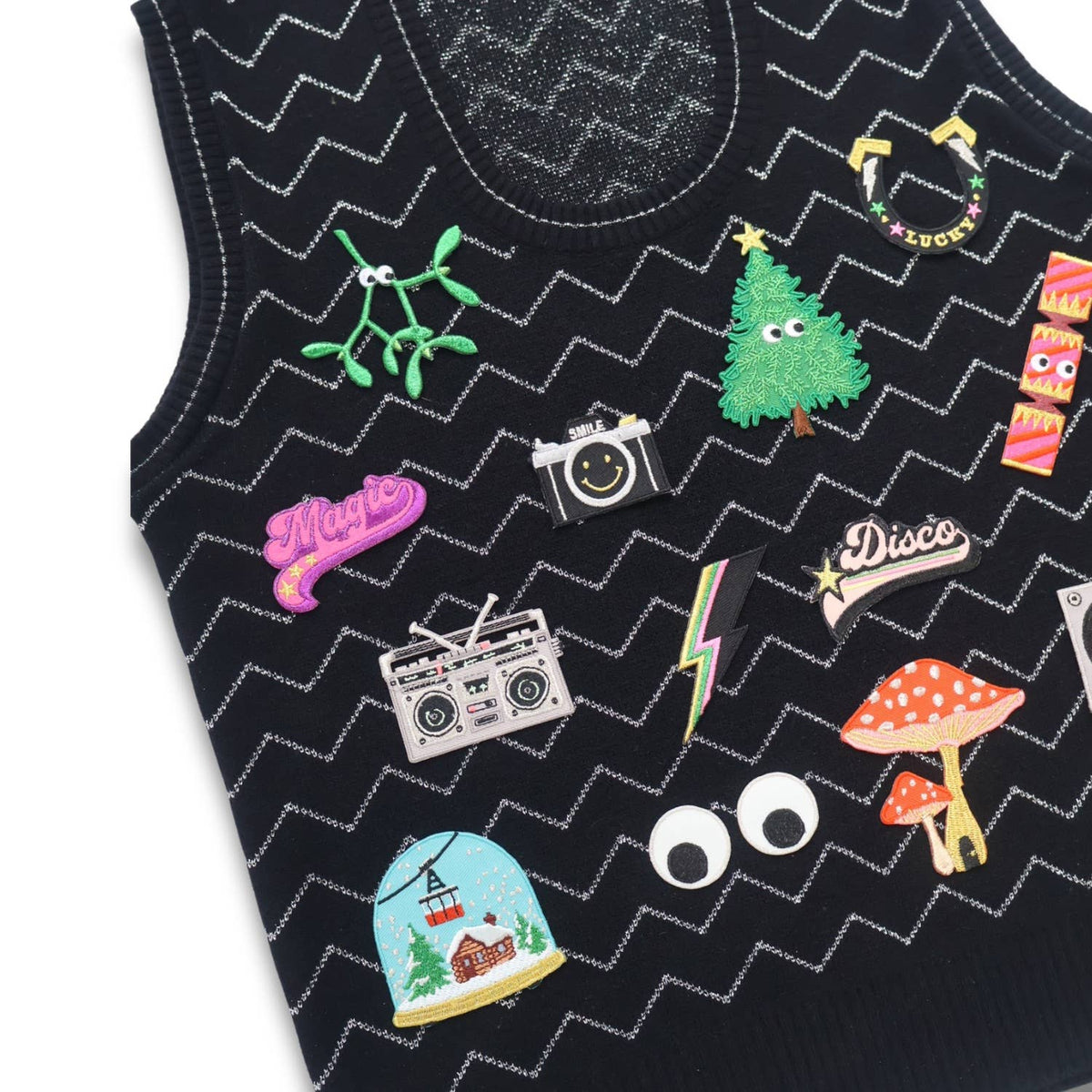 Patch thermocollant Broderie Yeux Googly - Petra Boase