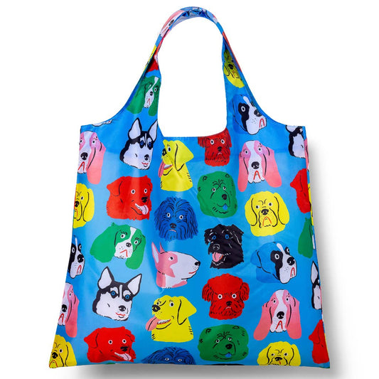 Sac réutilisable ''Dogs Art Sack® by Kristina Micotti'' Reusable Tote Bag - Yellow Owl Workshop