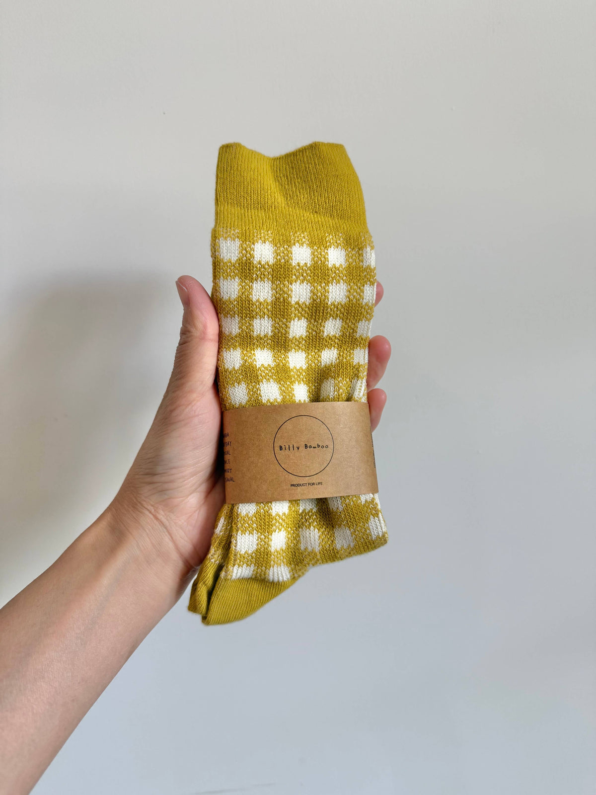 Chaussettes Costwold Gingham vichy - Billy Bamboo