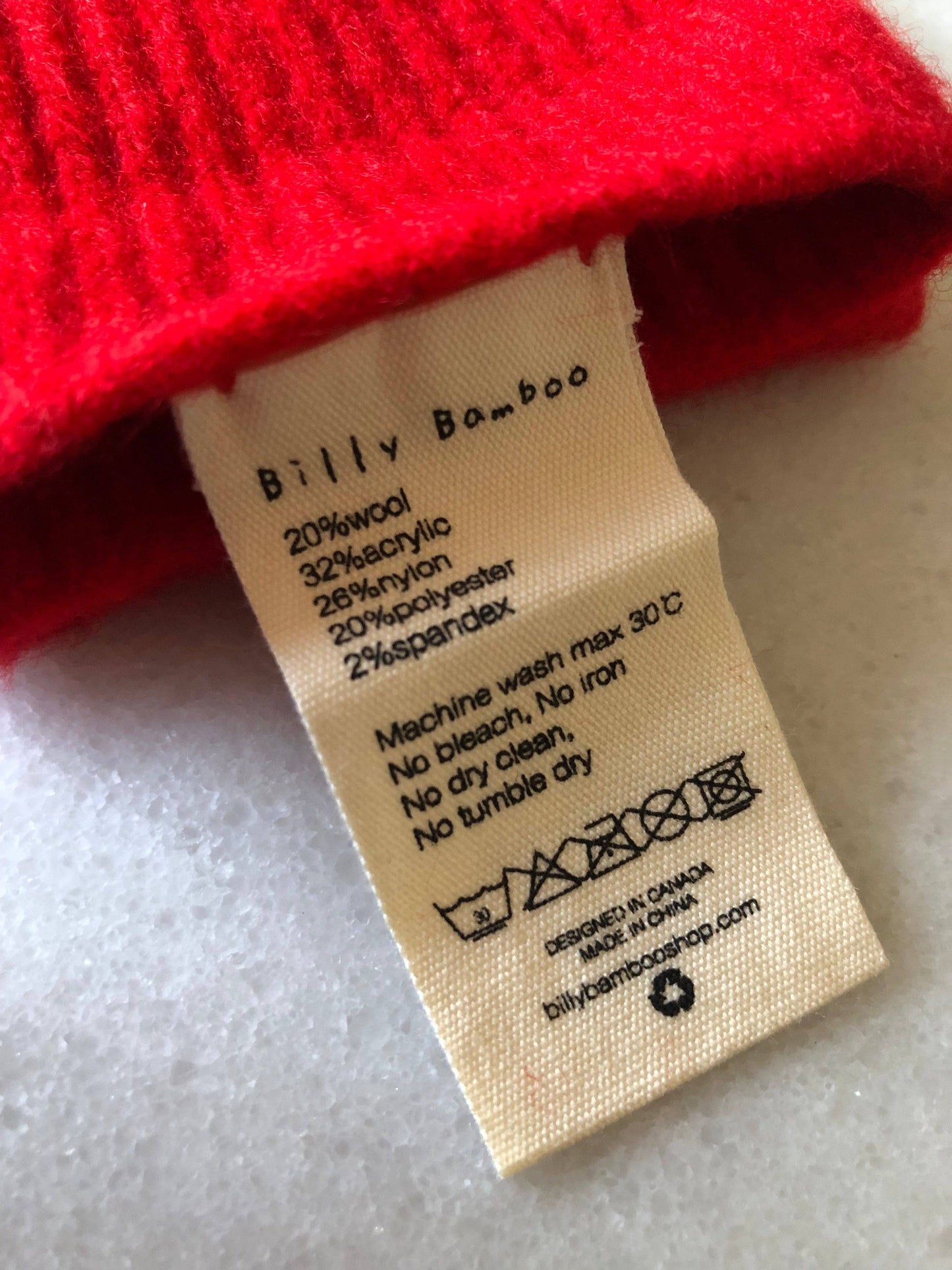 Gants en laine Fuzzy- Billy Bamboo