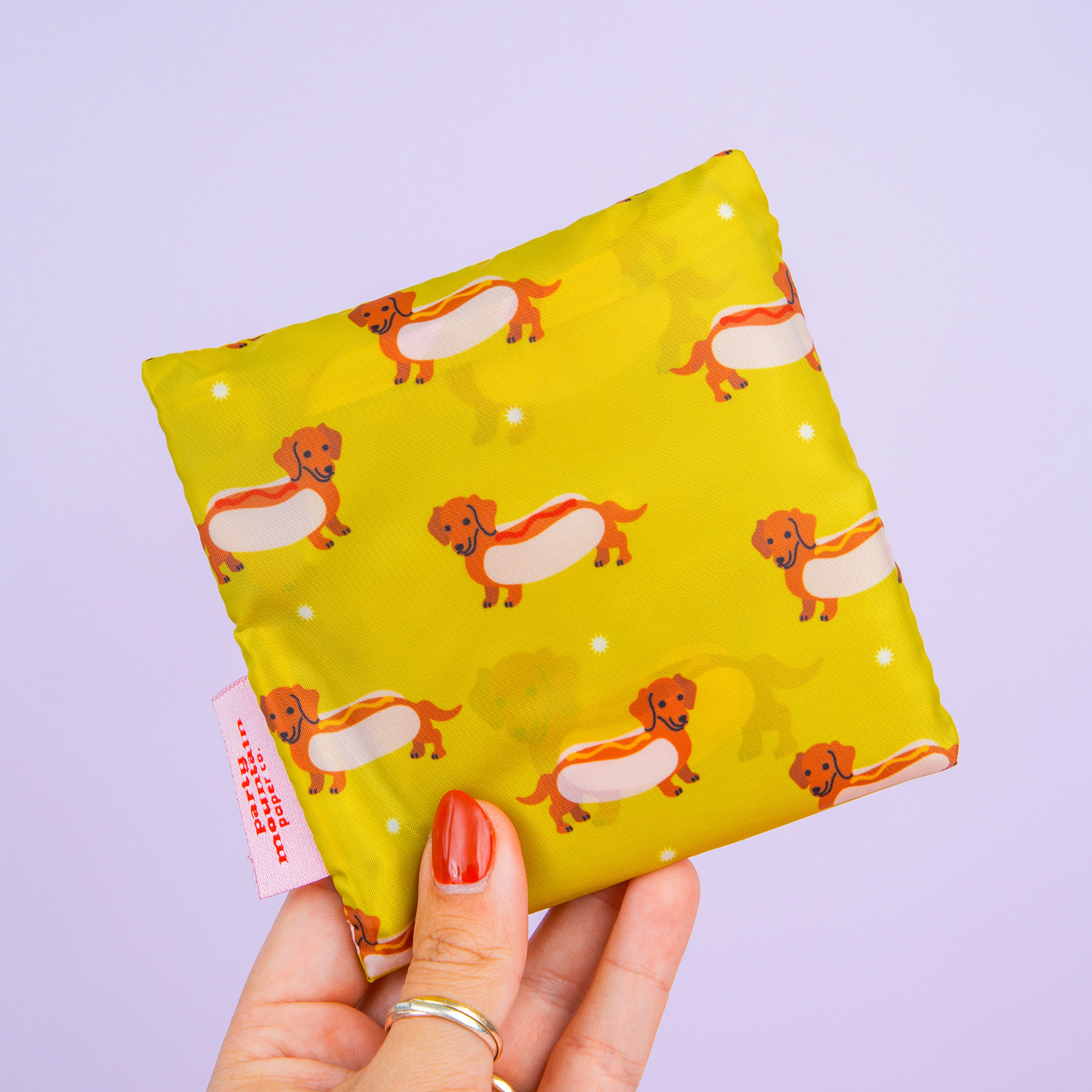 Sac réutilisable en nylon ''Weiner Dog'' - Party Mountain Paper Co.