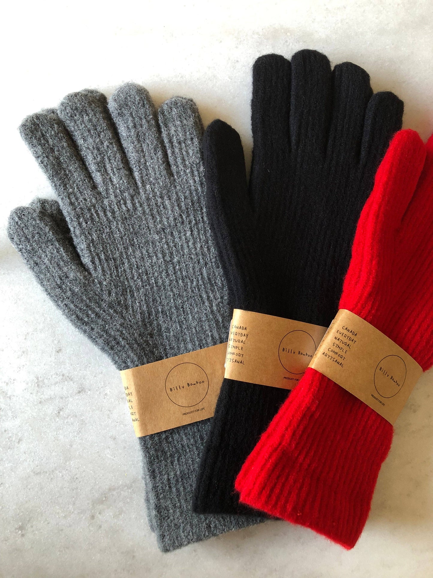 Gants en laine Fuzzy- Billy Bamboo
