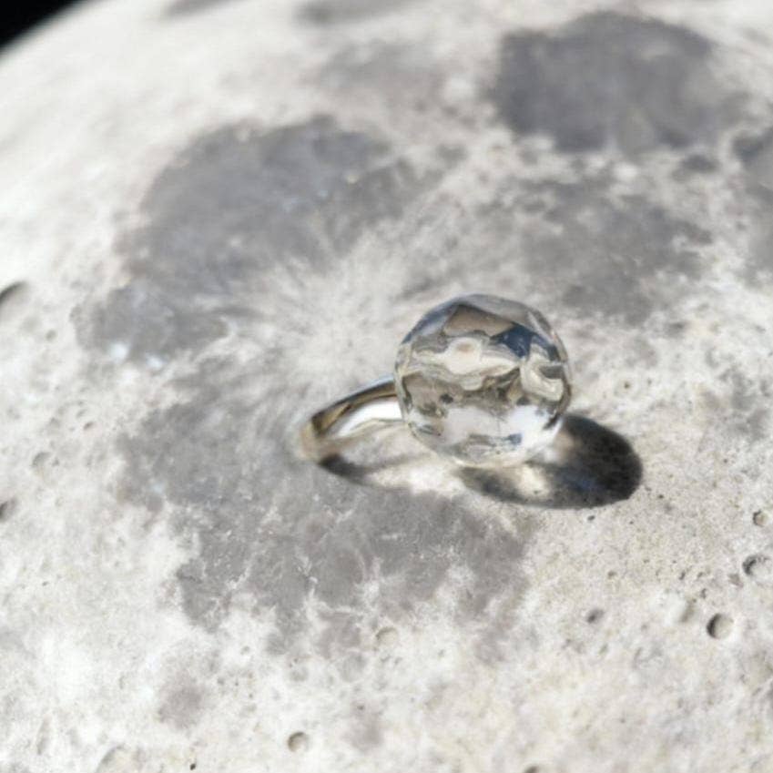 Bague lune en verre - Moon Ring - RISATO