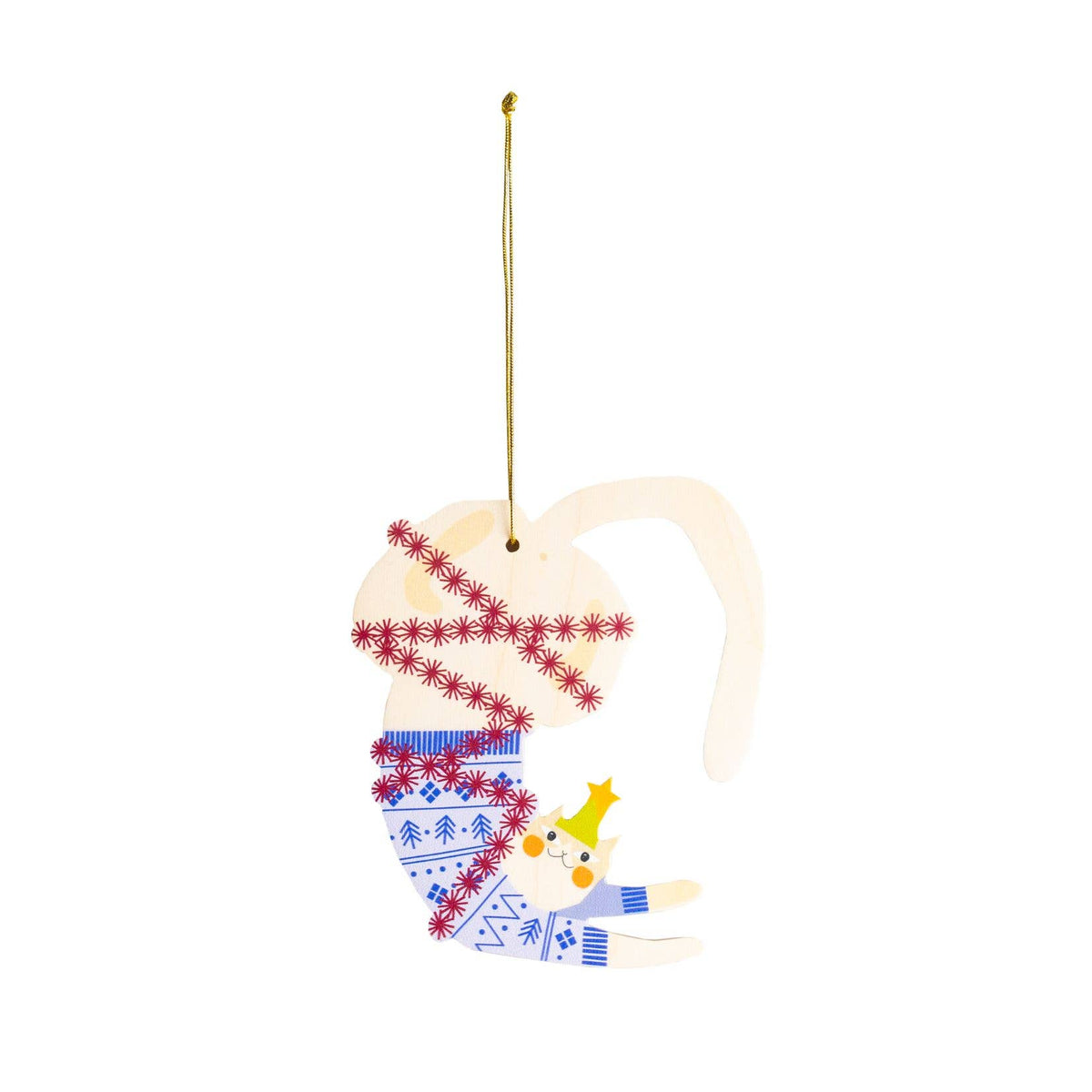 Ornement Playful Cat - milin