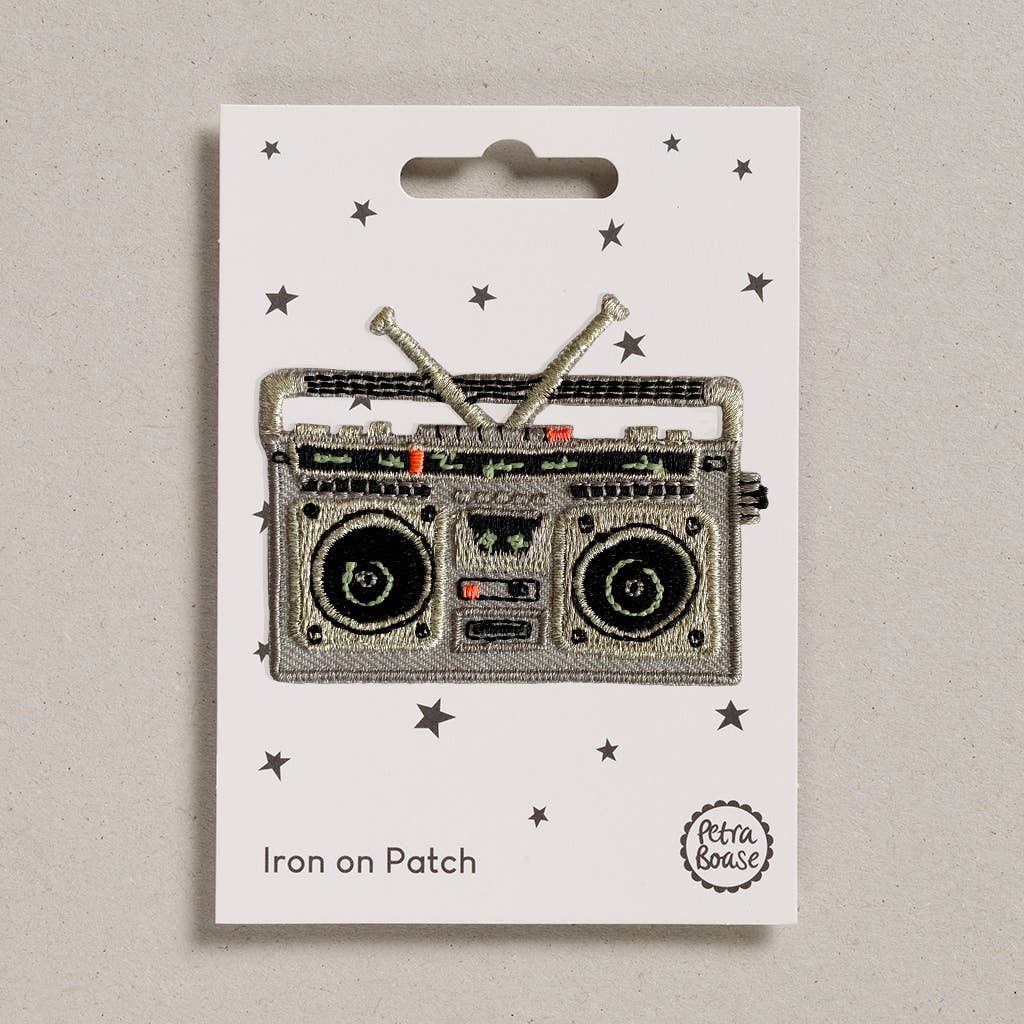 Patch Thermocollante Boombox radio -Petra Boase Ltd