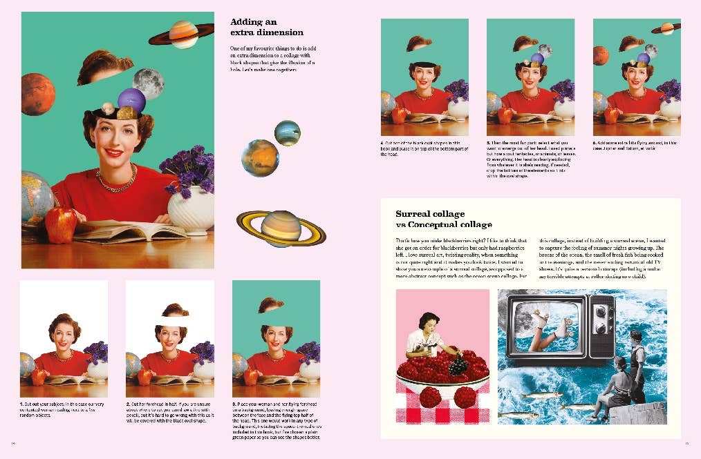 Livre découpage et collage "Even More Extraordinary Things to Cut Out and Collage" - Raincoast