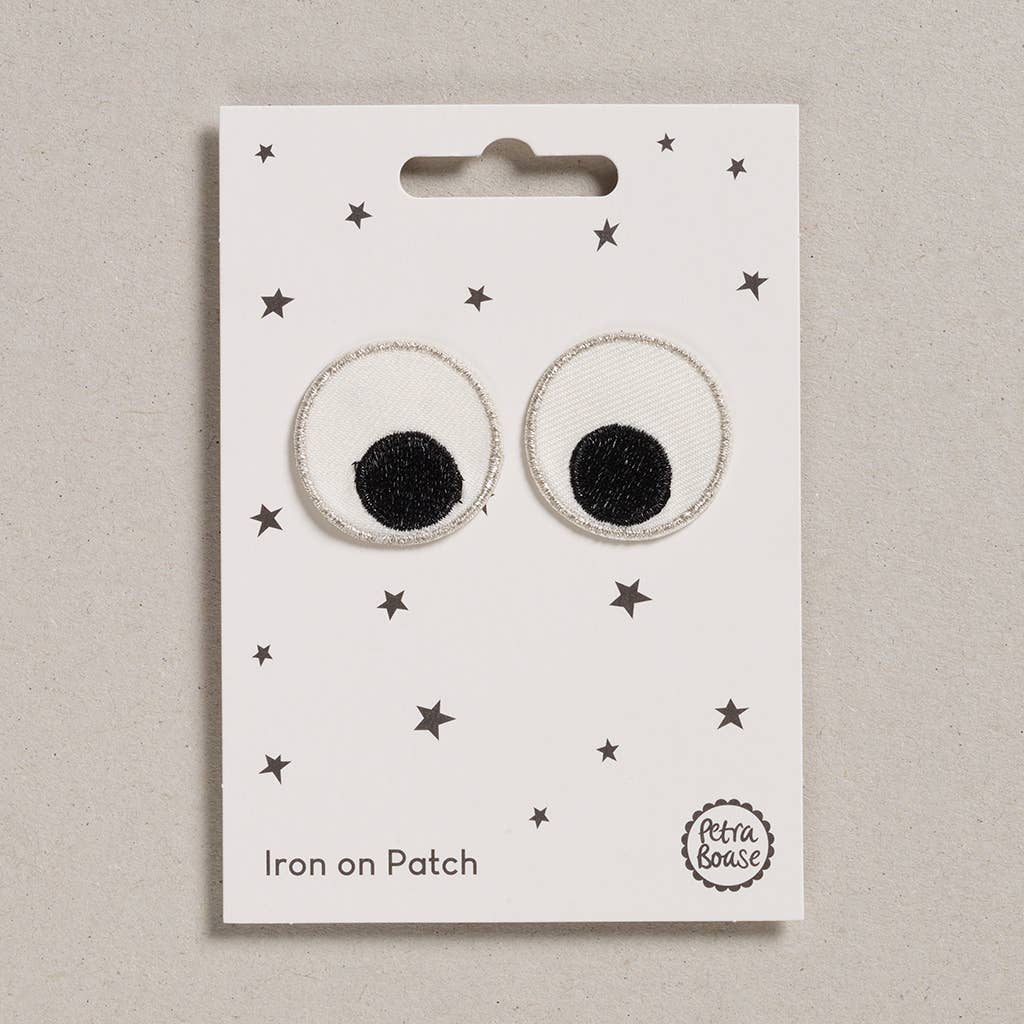 Patch thermocollant Broderie Yeux Googly - Petra Boase