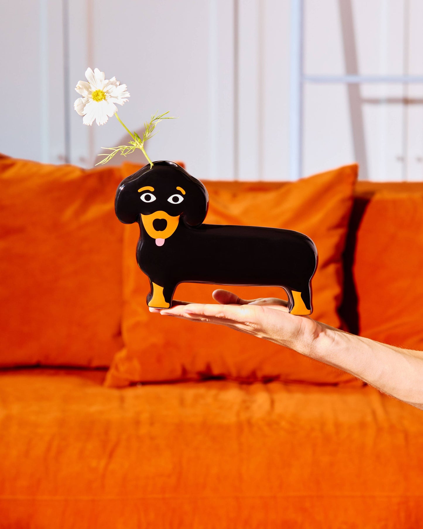 Vase Teckel - Dachshund Vase - Fluid market