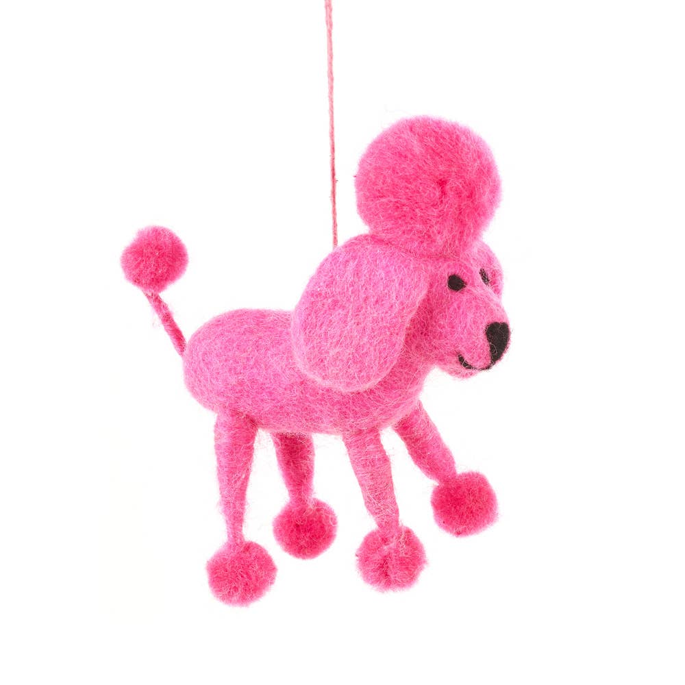 Ornement en feutre - Perez Poodle - Felt So Good