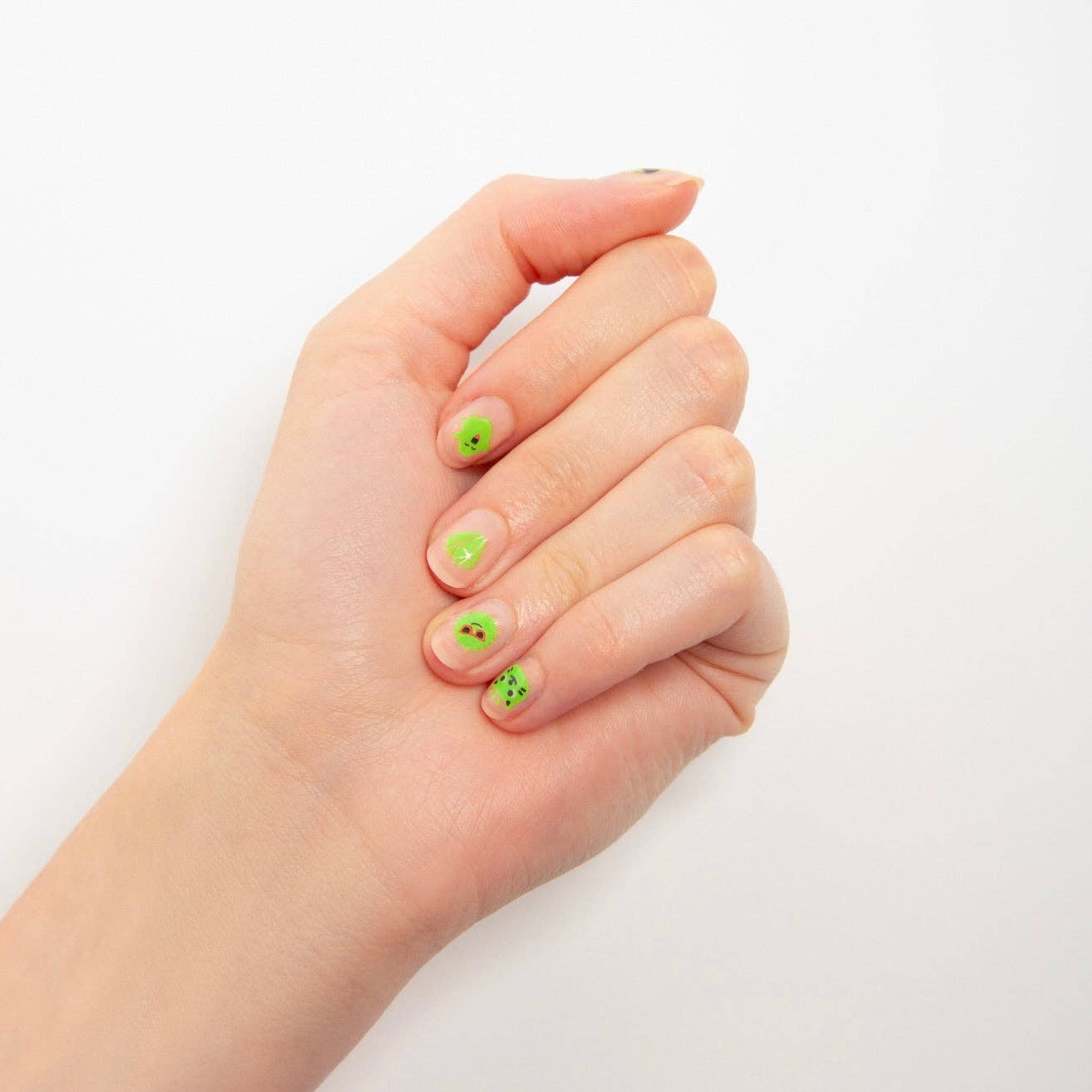 Autocollants pour les ongles enfants ''glow in the dark'' - OMY