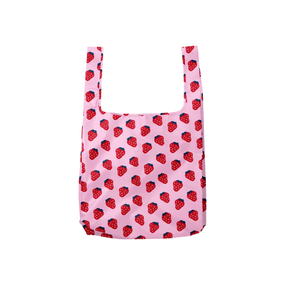 Sac réutilisable en nylon Fraise - Party Mountain Paper Co.