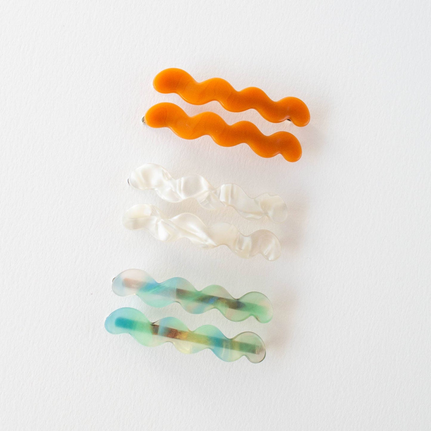 Ensemble de barrettes Eco Cloud wave - Tiepology