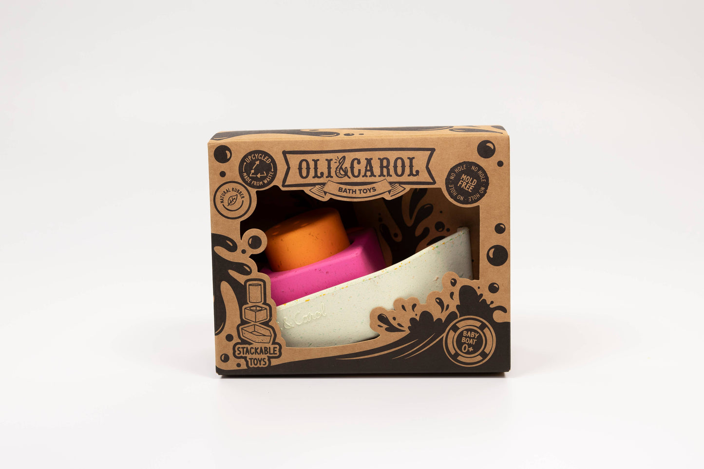 Bateau flottant recyclé - Oli & Carol