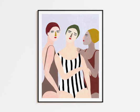 Affiche ''Swimmers'' - Depeapa
