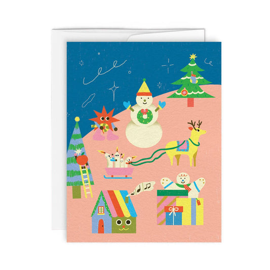 HOLIDAY FUN – Carte de souhait - Greeting Card - Paperole
