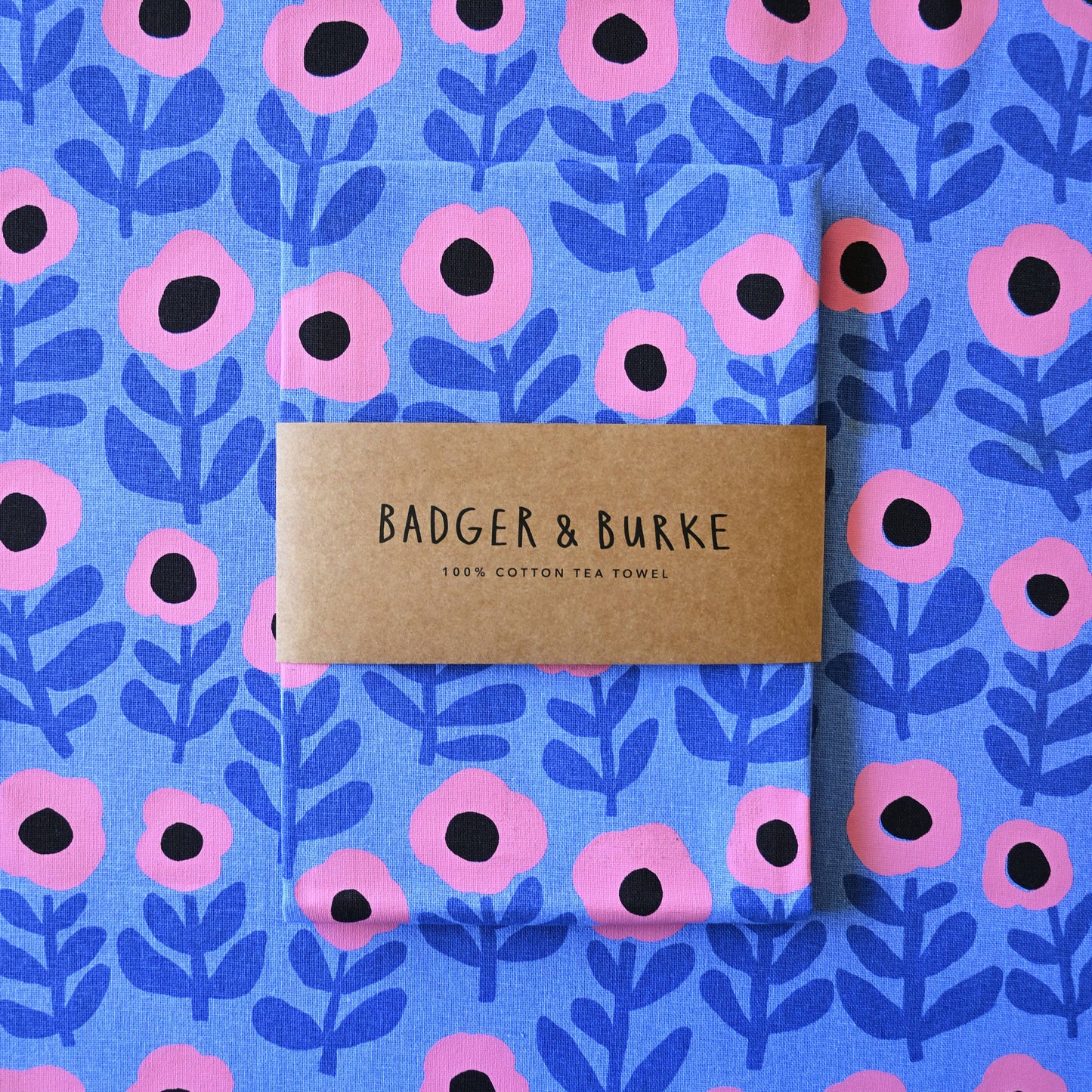 Linge a vaisselle Poppy Tea Towel - Badger & Burke