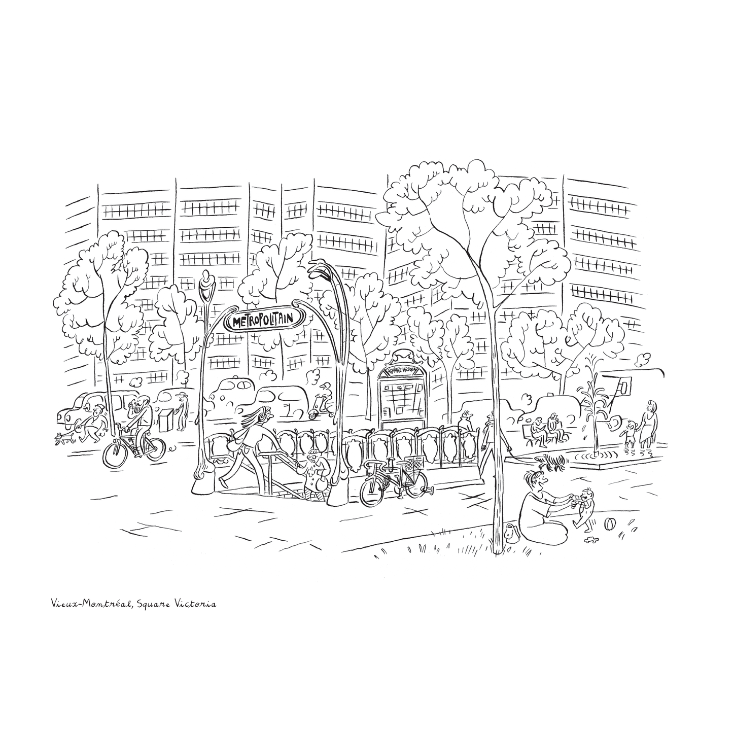 MONTRÉAL — Livre à colorier - Coloring book - Paperole