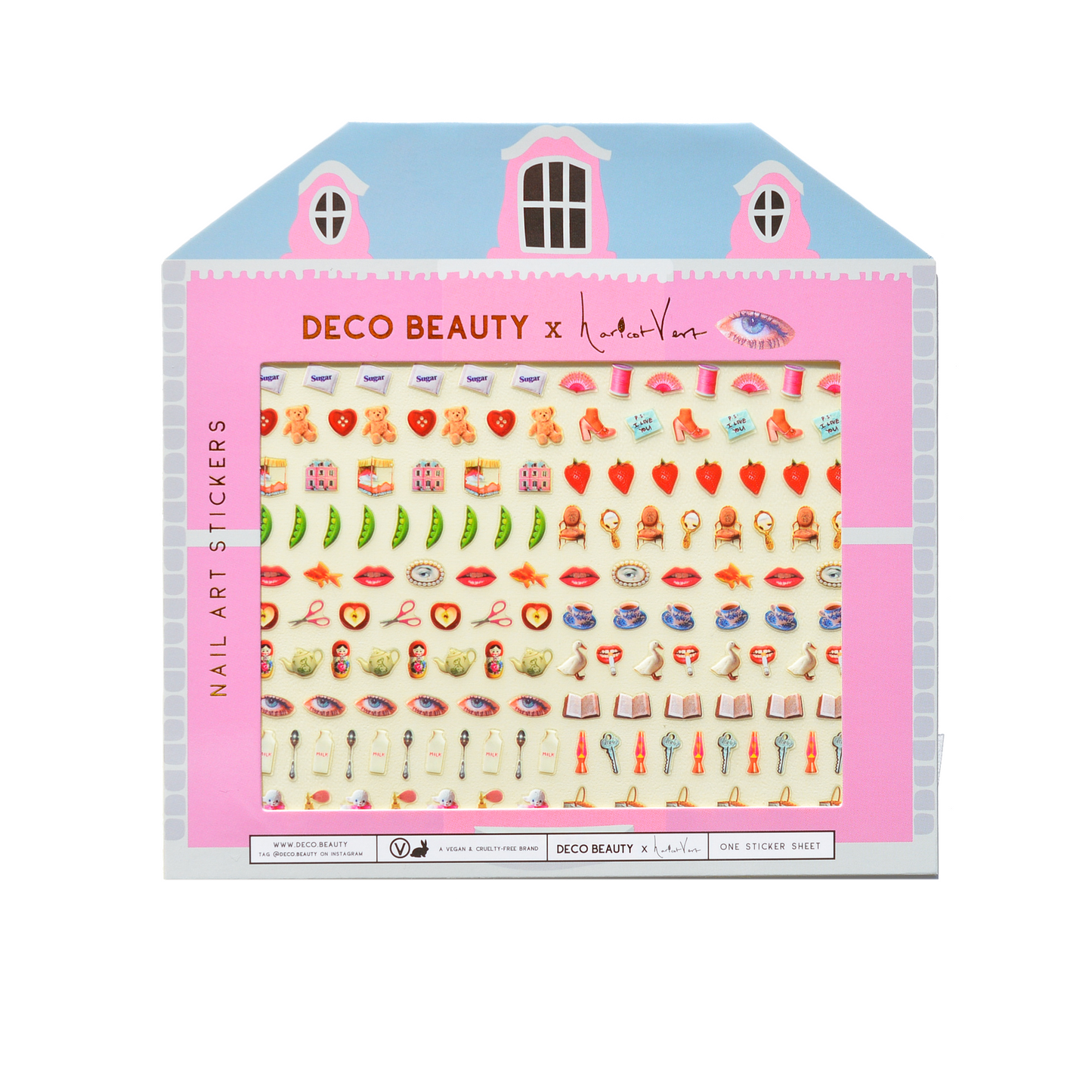 Stickers Ongles Nail Art  HARICOT VERT - Deco Beauty