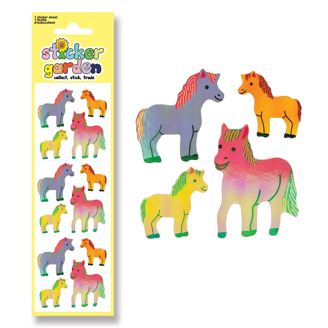 Collection autocollants retro - Sticker Garden