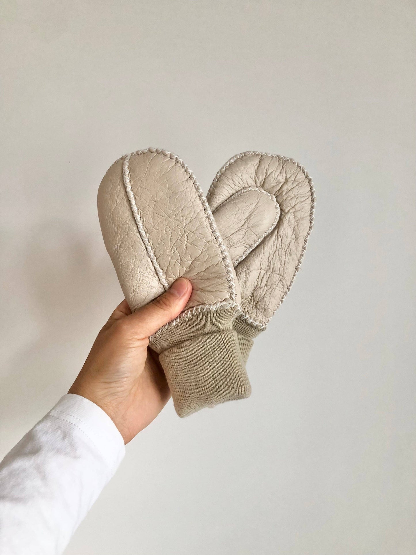 Mitaines pour enfants en peau de mouton - Kids Shearling Mittens - Billy Bamboo