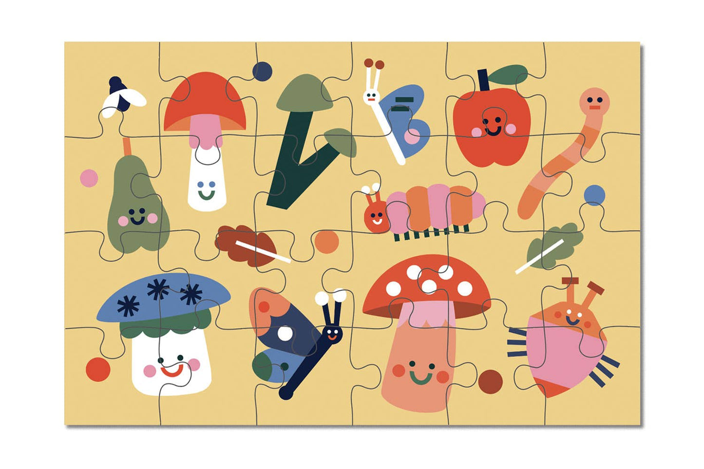 Casse-tête 24 pièces pour enfants ''Creepy Crawlies'' Kids Puzzle - Journey Of Something