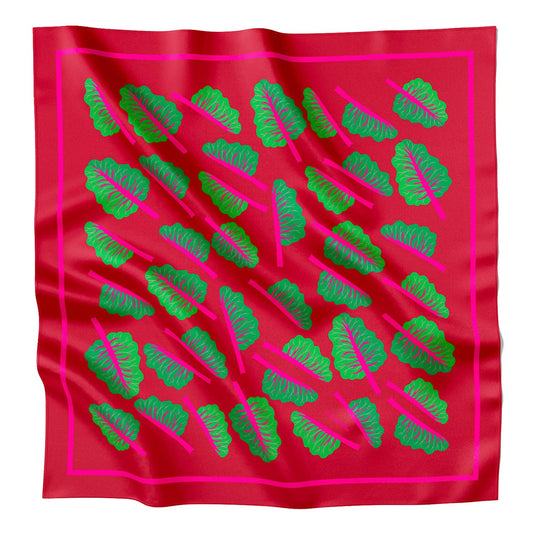 Foulard en coton 'GLOWING CHARD' Cotton Silk Bandana - Centinelle