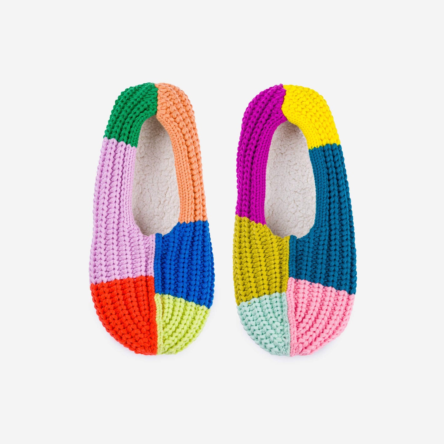 Pantoufles Mismatch Rib Slippers - Verloop