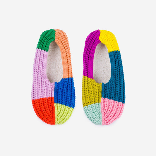 Pantoufles Mismatch Rib Slippers - Verloop