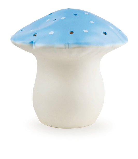 Lampe veilleuse MEDIUM champignon BLEUE  - Egmont toys