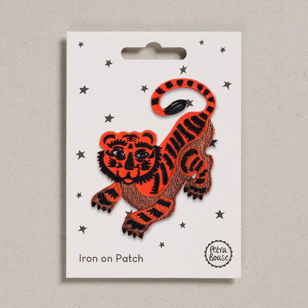 Patch Thermocollante Tigre Crouching Tiger -Petra Boase Ltd