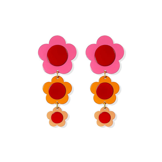 Boucles Fleurs Pansy Earrings – ISUWA