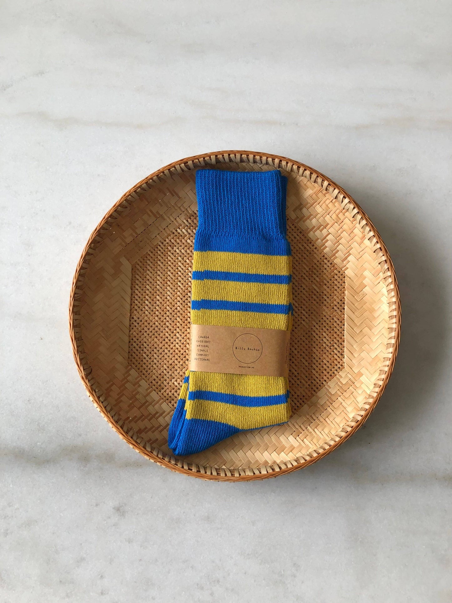 Chaussettes Rayees MAKINO POP STRIPE HIGH SOCKS - Billy Bamboo -