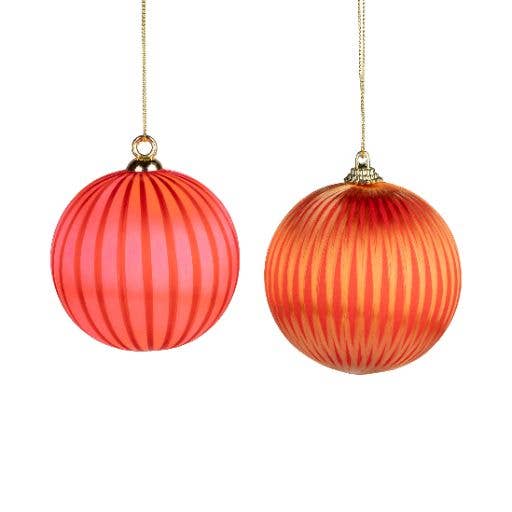 Ornement Raye orange rose - ST9