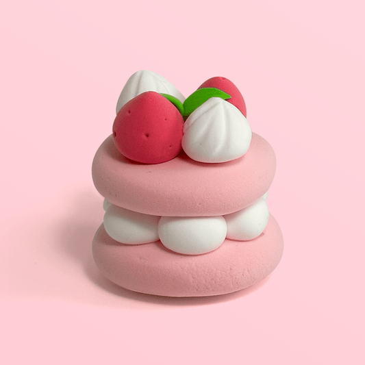 Kit diy argile auto durcissante - Strawberry Shortcake- Claymoo