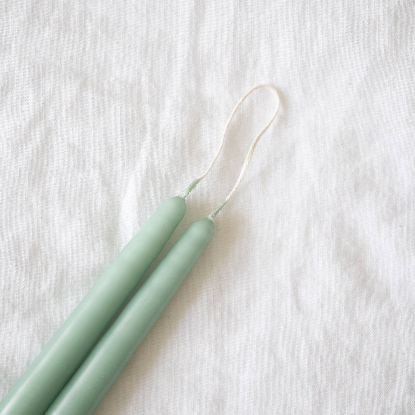 Paire de bougies longues Sage - Taper Candles Pair