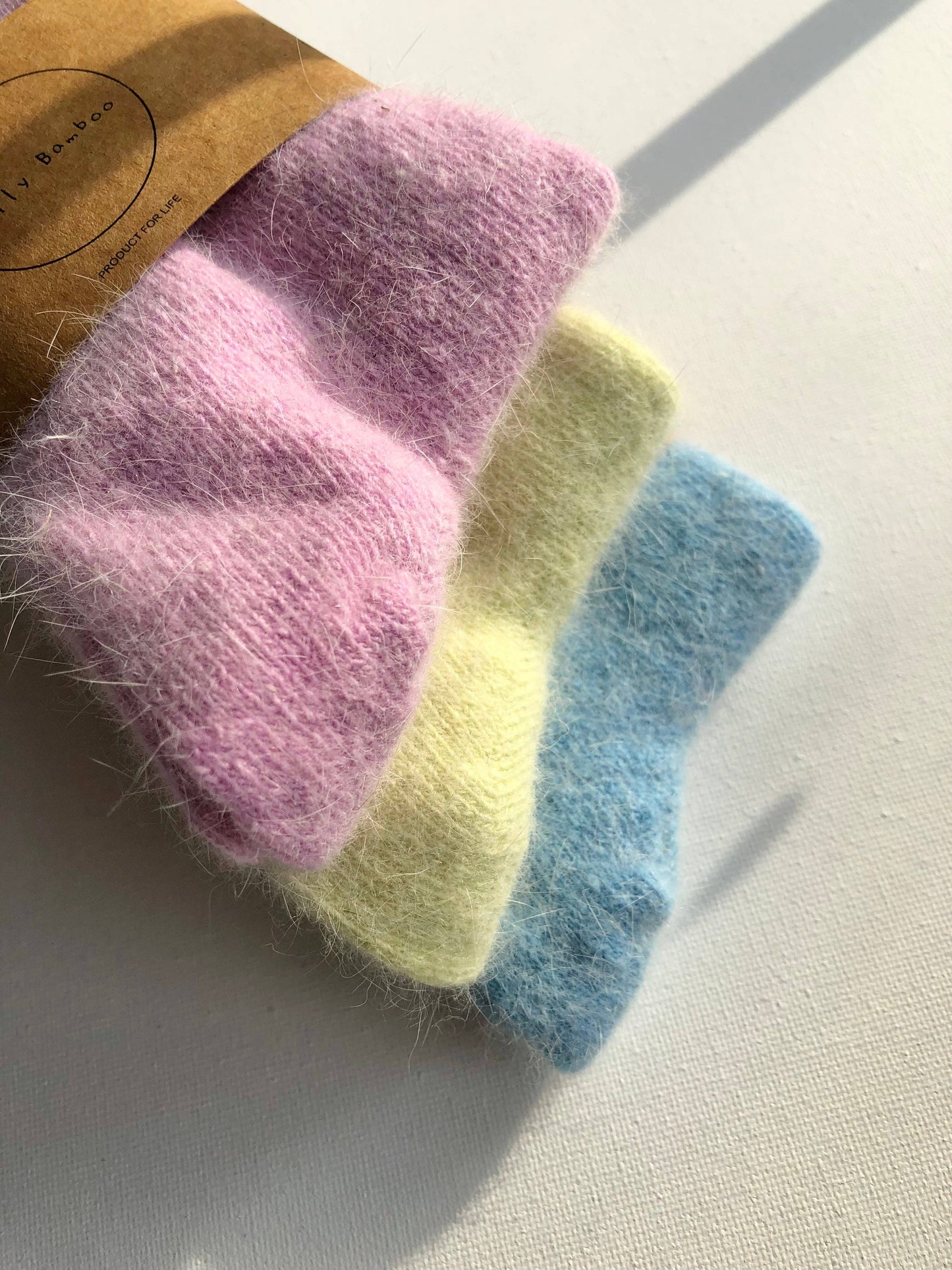 Chaussettes fluffy angora - Fluffy Angora Socks - Billy Bamboo