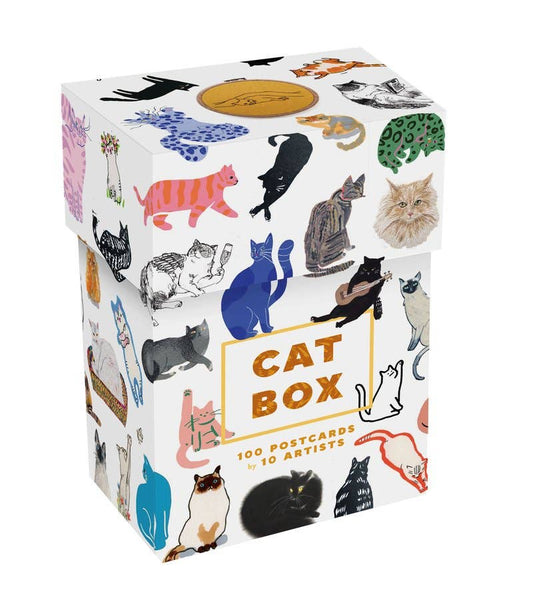 100 cartes postales Cat Box - Raincoast