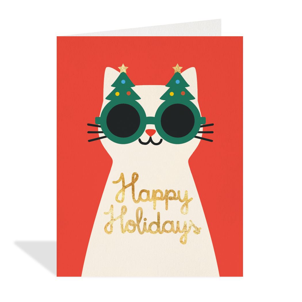 Carte de souhaits  Tree Sunnies Halfpenny Postage