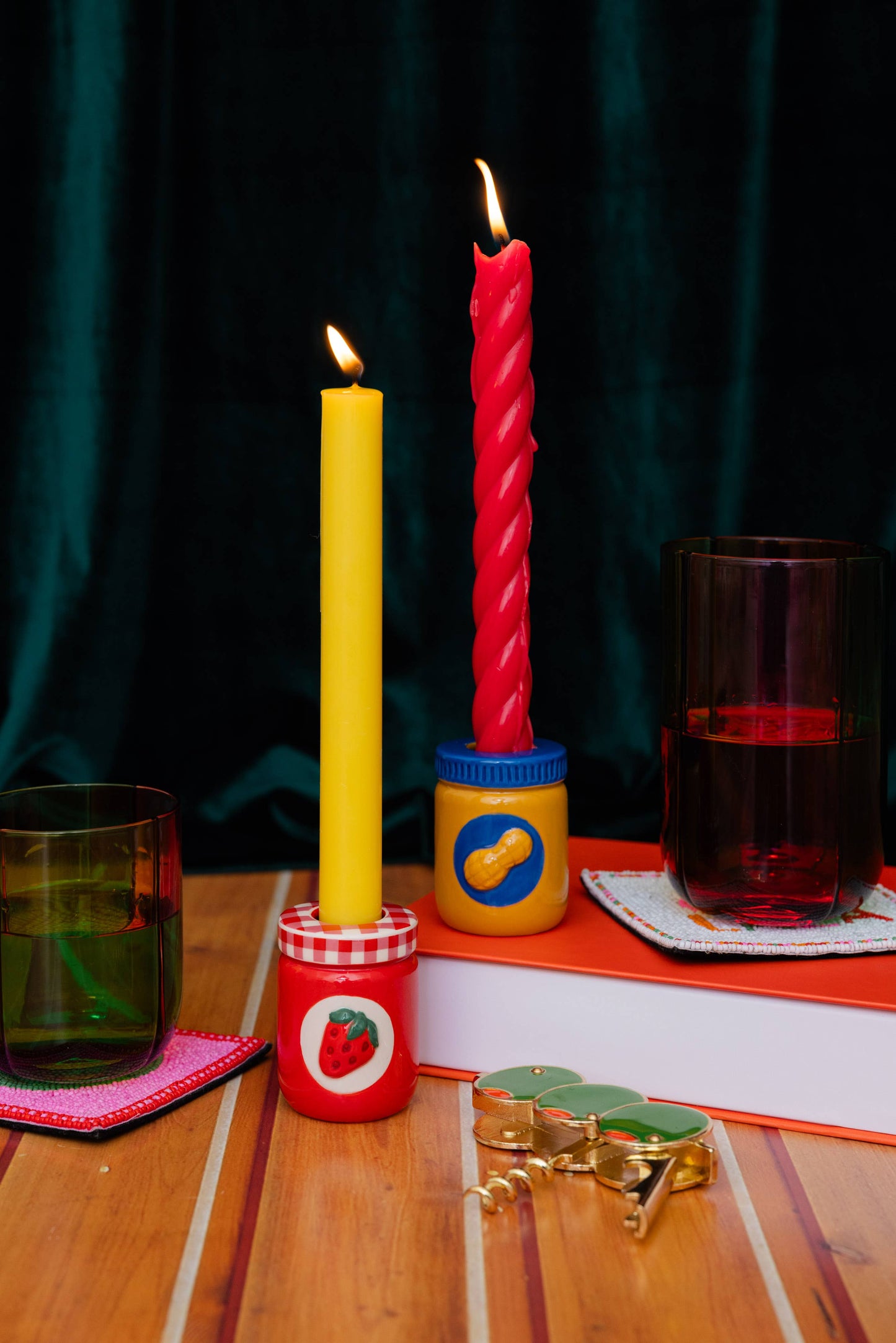 Ensemble de bougeoirs ''PB&J'' candleholder set - Ban.do