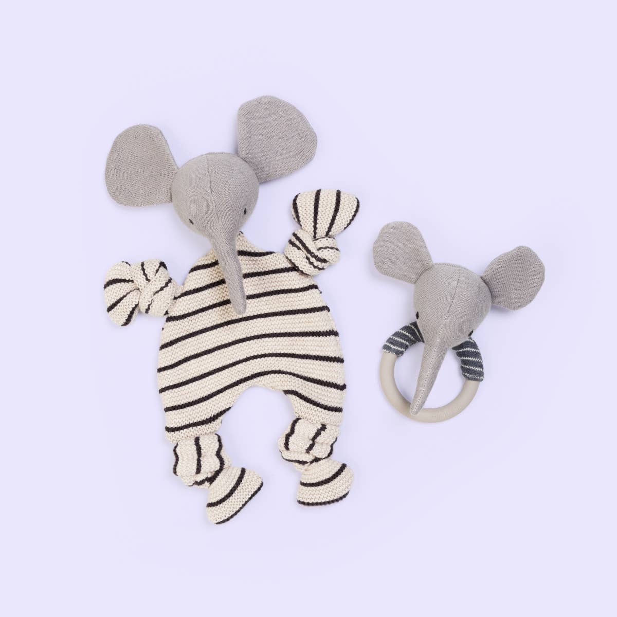 Doudou/peluche éléphant en coton pour bébé - Sophie Home