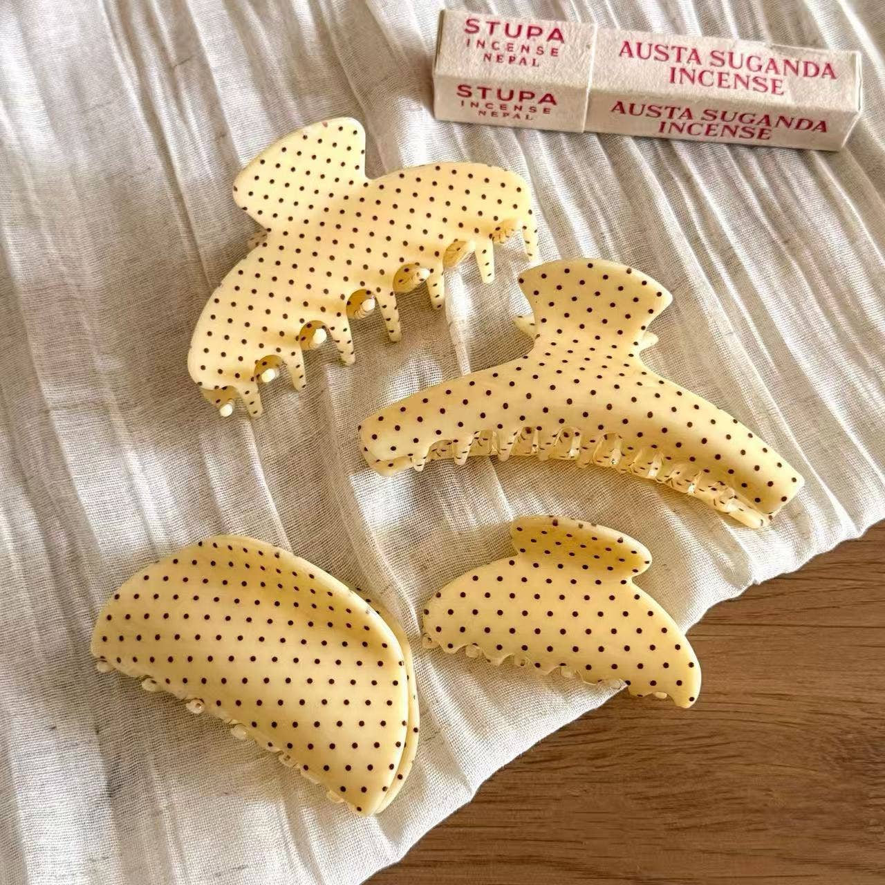 Pince à cheveux à pois - Lady June Accessories